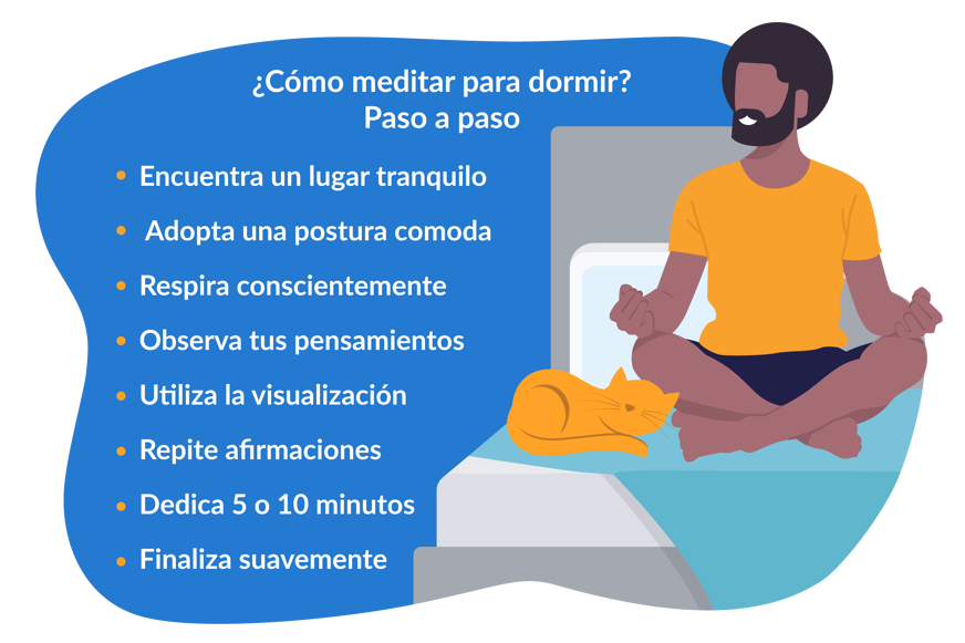 Como meditar para dormir, paso a paso